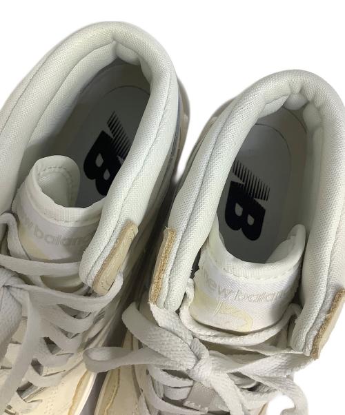 NEW BALANCE（ニューバランス）NEW BALANCE (ニューバランス) ハイカットスニーカー ベージュ サイズ:27cmの古着・服飾アイテム