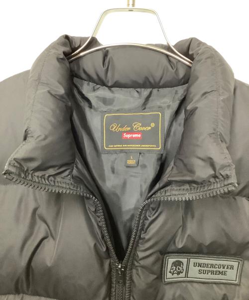 SUPREME（シュプリーム）SUPREME (シュプリーム) UNDERCOVER (アンダーカバー) Puffer Jacket ブラック×カーキ サイズ:Lの古着・服飾アイテム