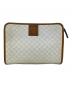 CELINE（セリーヌ）の古着「クラッチバッグ」｜ベージュ×ブラウン