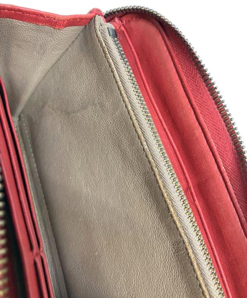 BOTTEGA VENETA（ボッテガベネタ）BOTTEGA VENETA (ボッテガベネタ) 長財布 レッドの古着・服飾アイテム