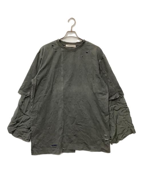 PRANK PROJECT（プランクプロジェクト）PRANK PROJECT (プランクプロジェクト) 長袖カットソー グレー サイズ:FREEの古着・服飾アイテム