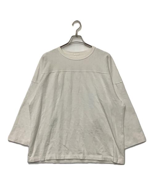 COMOLI（コモリ）COMOLI (コモリ) 長袖カットソー ホワイト サイズ:3の古着・服飾アイテム