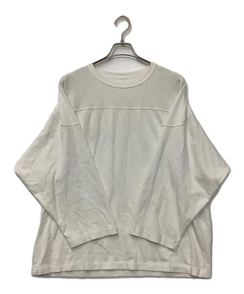 COMOLI（コモリ）COMOLI (コモリ) 長袖カットソー ホワイト サイズ:3の古着・服飾アイテム
