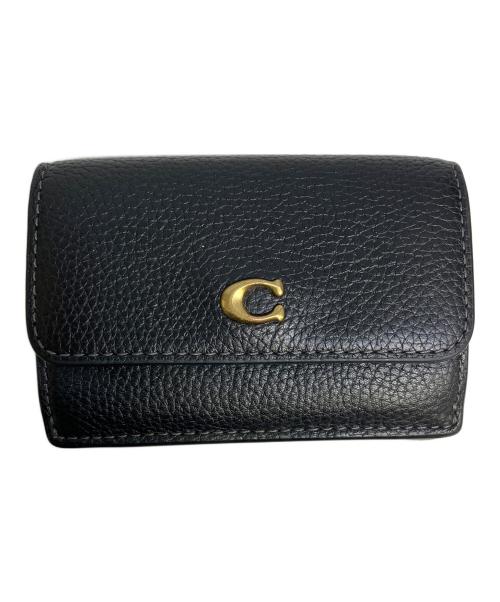 COACH（コーチ）COACH (コーチ) 3つ折り財布 ブラックの古着・服飾アイテム