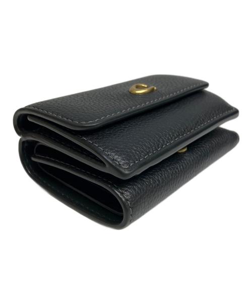 COACH（コーチ）COACH (コーチ) 3つ折り財布 ブラックの古着・服飾アイテム