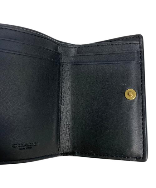 COACH（コーチ）COACH (コーチ) 3つ折り財布 ブラックの古着・服飾アイテム