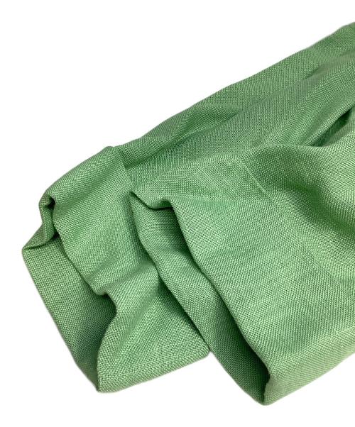 Unaca（アナカ）Unaca (アナカ) ノーカラーコート グリーン サイズ:38 未使用品の古着・服飾アイテム