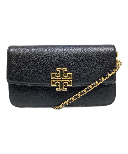 TORY BURCH（トリーバーチ）TORY BURCH (トリーバーチ) ショルダーウォレット ブラックの古着・服飾アイテム