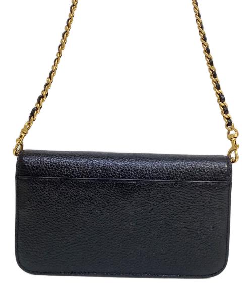 TORY BURCH（トリーバーチ）TORY BURCH (トリーバーチ) ショルダーウォレット ブラックの古着・服飾アイテム