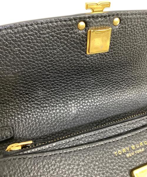 TORY BURCH（トリーバーチ）TORY BURCH (トリーバーチ) ショルダーウォレット ブラックの古着・服飾アイテム