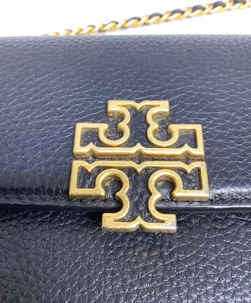 TORY BURCH（トリーバーチ）TORY BURCH (トリーバーチ) ショルダーウォレット ブラックの古着・服飾アイテム