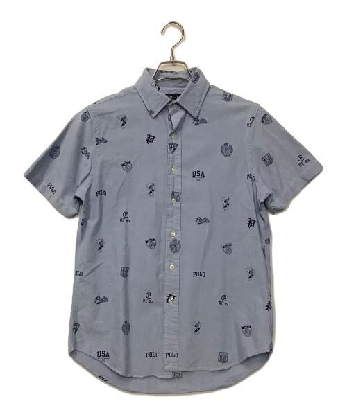 POLO RALPH LAUREN（ポロ・ラルフローレン）POLO RALPH LAUREN (ポロ・ラルフローレン) 半袖シャツ スカイブルー サイズ:Sの古着・服飾アイテム