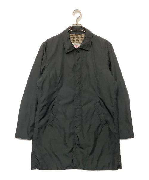 Harris Tweed（ハリスツイード）Harris Tweed (ハリスツイード) 中綿コート ブラック サイズ:48の古着・服飾アイテム