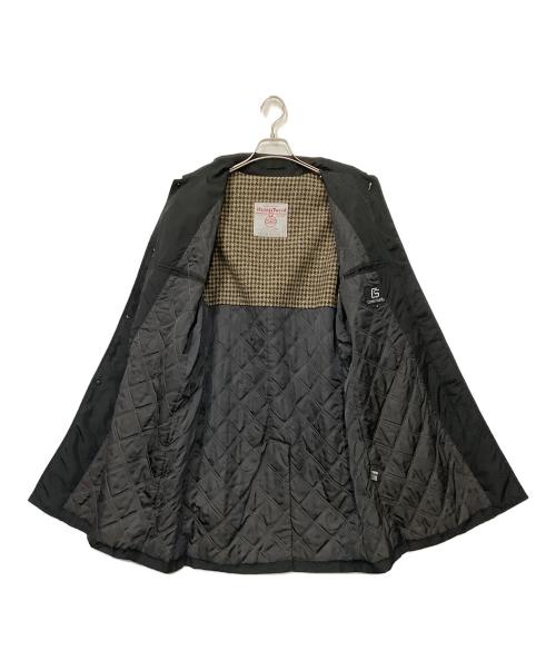 Harris Tweed（ハリスツイード）Harris Tweed (ハリスツイード) 中綿コート ブラック サイズ:48の古着・服飾アイテム