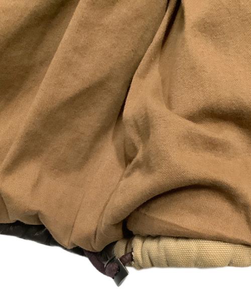 Schott（ショット）Schott (ショット) レザーベスト ブラウン×ベージュ サイズ:Mの古着・服飾アイテム