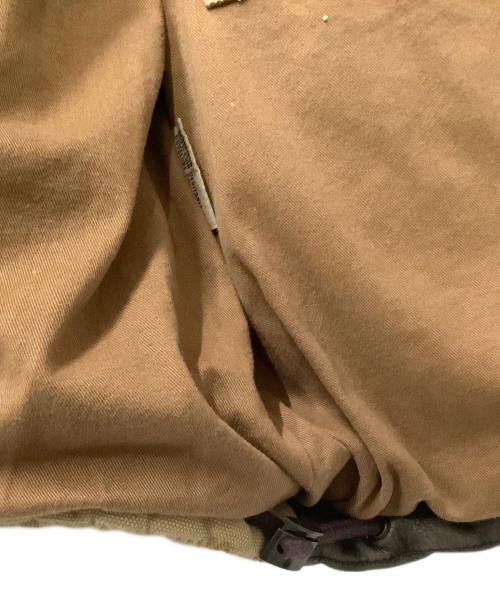 Schott（ショット）Schott (ショット) レザーベスト ブラウン×ベージュ サイズ:Mの古着・服飾アイテム