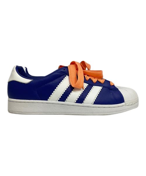 adidas（アディダス）adidas (アディダス) SUPER STAR（スーパースター） ブルー サイズ:28cmの古着・服飾アイテム