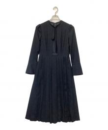 CELFORD（セルフォード）の古着「長袖ワンピース」｜ネイビー