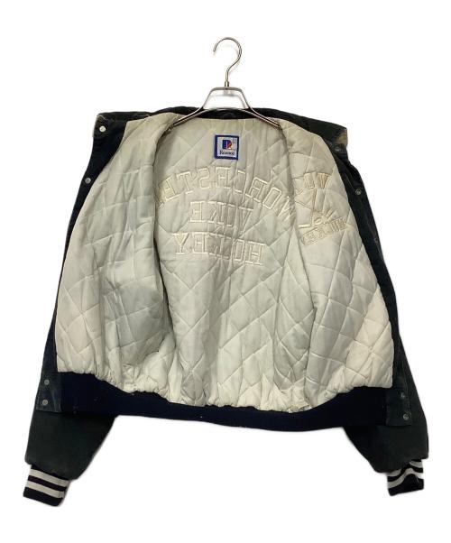 Rennoc（レノック）Rennoc (レノック) スタジャン ネイビー サイズ:Lの古着・服飾アイテム