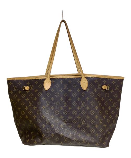 LOUIS VUITTON（ルイ ヴィトン）LOUIS VUITTON (ルイ ヴィトン) トートバッグ ブラウン×ベージュの古着・服飾アイテム