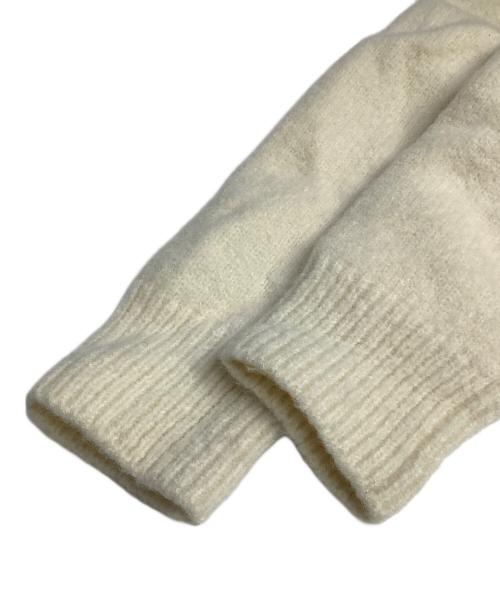e BIOTOP（ビオトープ）e BIOTOP (ビオトープ) cashmere Vneck compact knitcardigan アイボリー サイズ:FREEの古着・服飾アイテム
