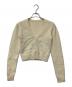 e BIOTOP（ビオトープ）の古着「cashmere Vneck compact knitcardigan」｜アイボリー