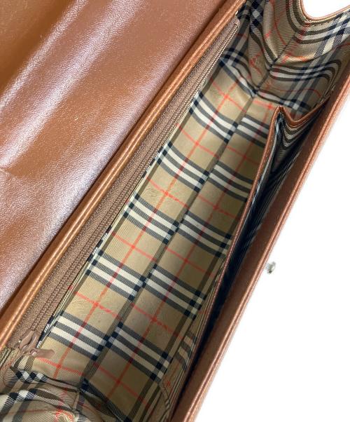 Burberry's（バーバリーズ）Burberry's (バーバリーズ) ハンドバッグ ブラウンの古着・服飾アイテム