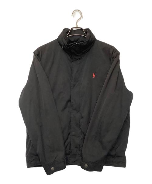 POLO RALPH LAUREN（ポロ・ラルフローレン）POLO RALPH LAUREN (ポロ・ラルフローレン) ジップアップジャケット ブラック サイズ:Mの古着・服飾アイテム