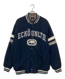 ECKO UNLTD（エコーアンリミテッド）の古着「スタジャン」｜ネイビー