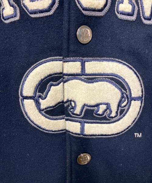 ECKO UNLTD（エコーアンリミテッド）ECKO UNLTD (エコーアンリミテッド) スタジャン ネイビー サイズ:Mの古着・服飾アイテム