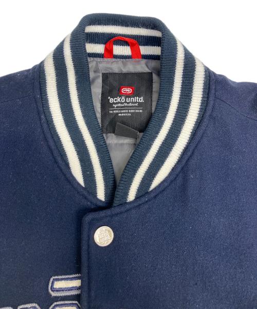 ECKO UNLTD（エコーアンリミテッド）ECKO UNLTD (エコーアンリミテッド) スタジャン ネイビー サイズ:Mの古着・服飾アイテム