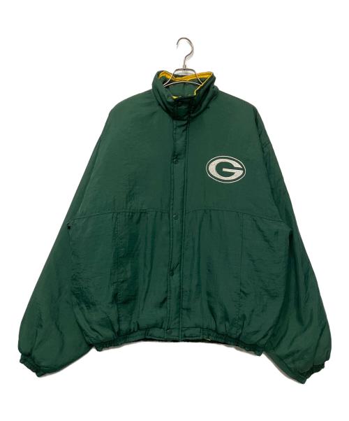 STARTER（スターター）STARTER (スターター) 中綿ジャケット グリーン×イエロー サイズ:XLの古着・服飾アイテム