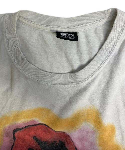 stussy（ステューシー）stussy (ステューシー) 半袖カットソー ホワイト サイズ:Lの古着・服飾アイテム