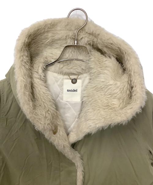 Snidel（スナイデル）Snidel (スナイデル) ロングモッズコート カーキ サイズ:FREEの古着・服飾アイテム