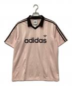 adidasアディダス）の古着「ゲームシャツ」｜ピンク