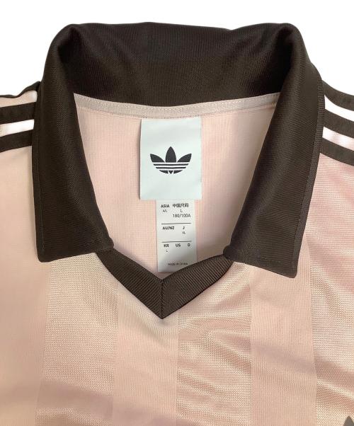 adidas（アディダス）adidas (アディダス) ゲームシャツ ピンク サイズ:Lの古着・服飾アイテム