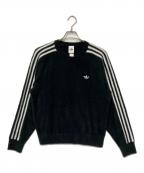 adidasアディダス）の古着「厚手ニット」｜ブラック