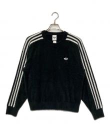 adidas（アディダス）の古着「厚手ニット」｜ブラック
