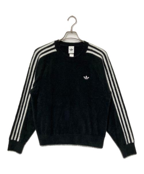 adidas（アディダス）adidas (アディダス) 厚手ニット ブラック サイズ:XLの古着・服飾アイテム