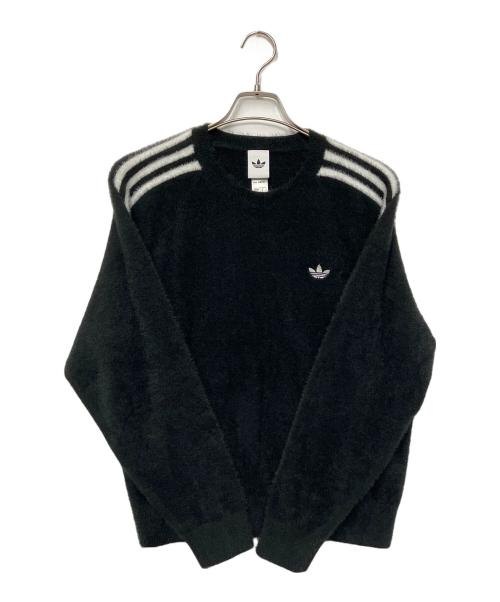 adidas（アディダス）adidas (アディダス) 厚手ニット ブラック サイズ:XLの古着・服飾アイテム