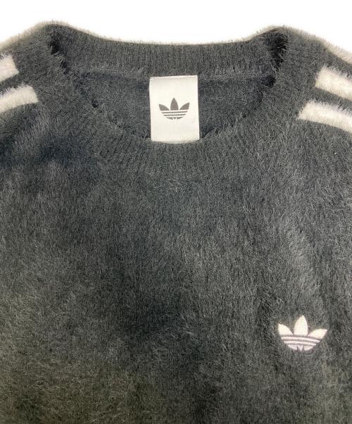 adidas（アディダス）adidas (アディダス) 厚手ニット ブラック サイズ:XLの古着・服飾アイテム