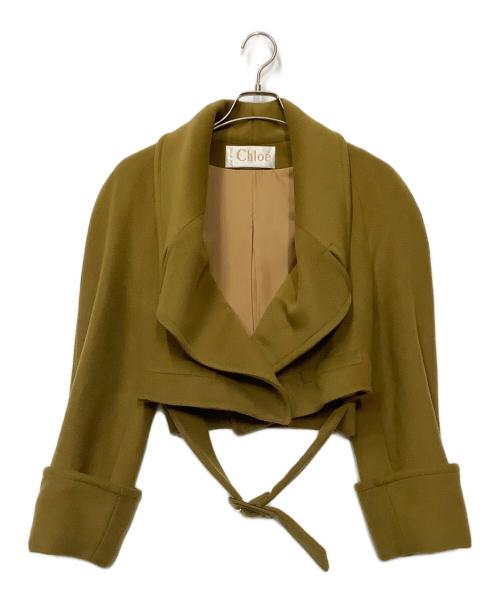 Chloe（クロエ）Chloe (クロエ) ショートコート カーキ サイズ:-の古着・服飾アイテム