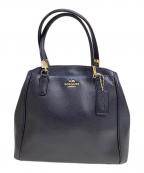 COACHコーチ）の古着「ハンドバッグ」｜ネイビー
