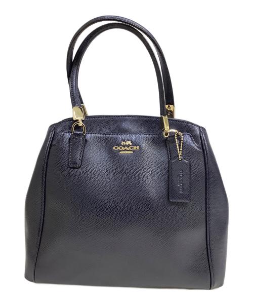 COACH（コーチ）COACH (コーチ) ハンドバッグ ネイビーの古着・服飾アイテム