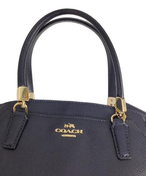 COACH（コーチ）COACH (コーチ) ハンドバッグ ネイビーの古着・服飾アイテム
