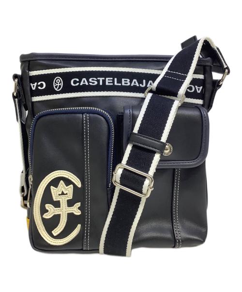 CASTELBAJAC（カステルバジャック）CASTELBAJAC (カステルバジャック) ショルダーバッグ ネイビーの古着・服飾アイテム