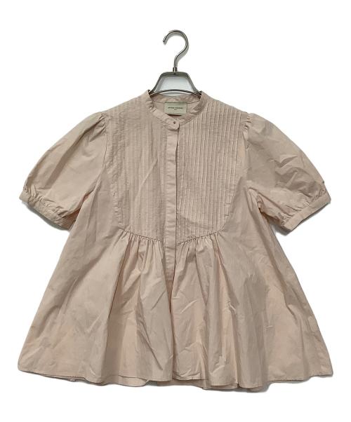 UNITED ARROWS TOKYO（ユナイテッドアローズトウキョウ）UNITED ARROWS TOKYO (ユナイテッドアローズトウキョウ) 半袖ブラウス ピンク サイズ:-の古着・服飾アイテム