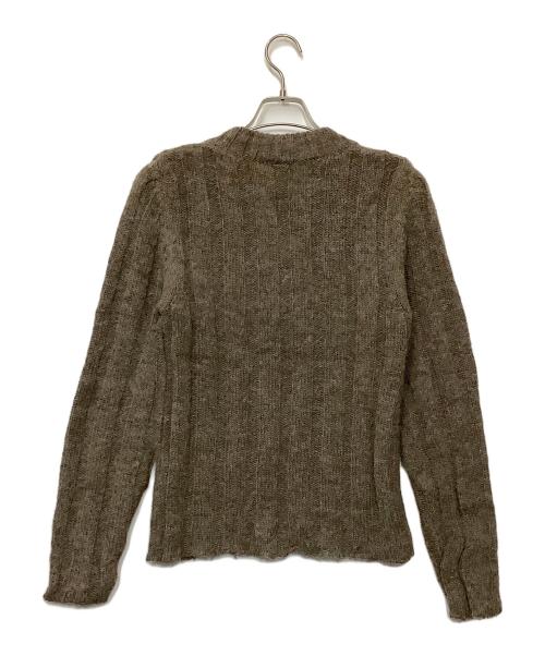 DOLCE & GABBANA（ドルチェ＆ガッバーナ）DOLCE & GABBANA (ドルチェ＆ガッバーナ) アルパカ混ニット ブラウン サイズ:44の古着・服飾アイテム
