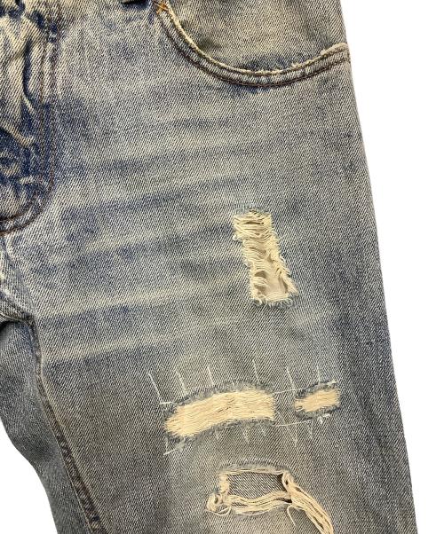 DOLCE & GABBANA（ドルチェ＆ガッバーナ）DOLCE & GABBANA (ドルチェ＆ガッバーナ) ダメージ加工デニムパンツ ブルー サイズ:44の古着・服飾アイテム