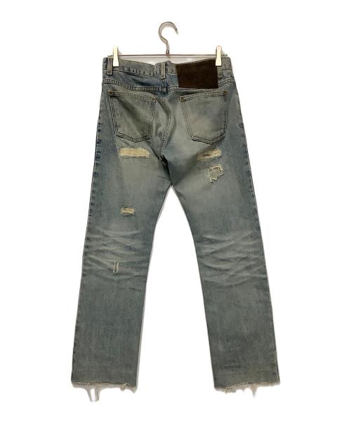 DOLCE & GABBANA（ドルチェ＆ガッバーナ）DOLCE & GABBANA (ドルチェ＆ガッバーナ) ダメージ加工デニムパンツ ブルー サイズ:44の古着・服飾アイテム